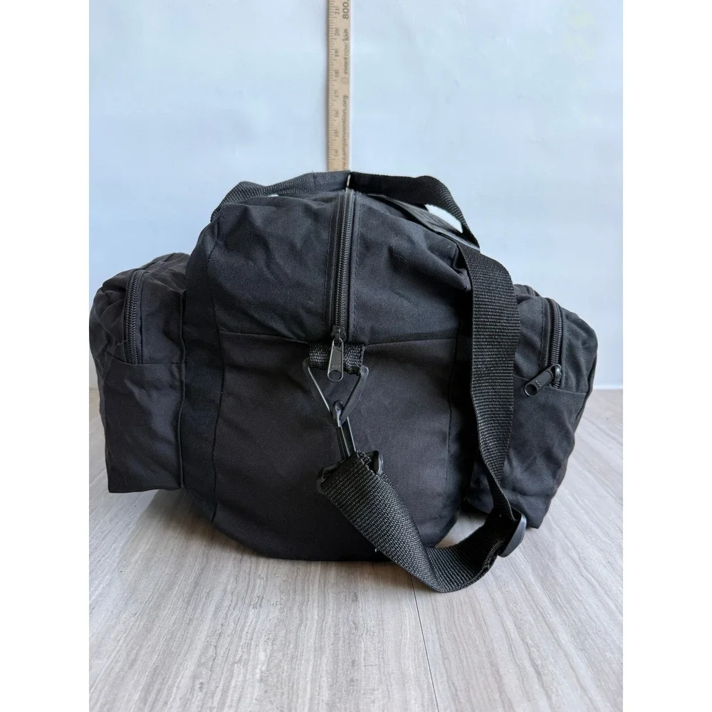 Rare Vintage 1991 Seven Up Maui Duffle Bag Black Y2K Travel Gym Weekender Retro